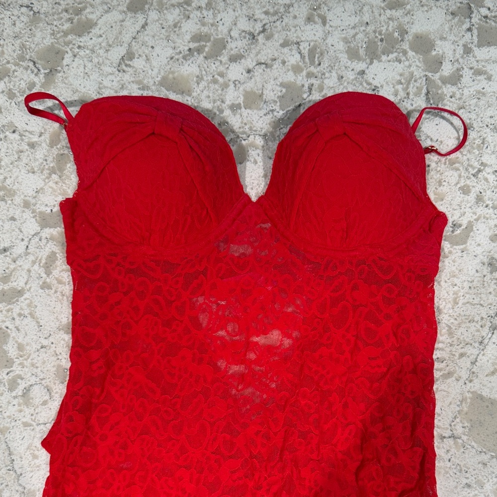 Victoria's Secret Scarlet Lace Lingerie